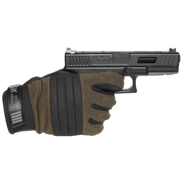 GUANTES TÁCTICOS DE COMBATE (OLIVA) - DELTA ARMORY - Imagen 2