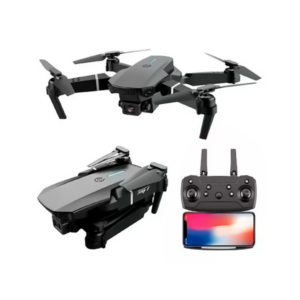 DRONE E88 WI-FI DOBLE CÁMARA 4K + ESTUCHE Y ACCESORIOS